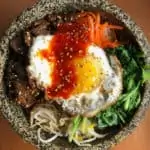 Korean Bibimbap | Marinated Ribeye with Vegetables