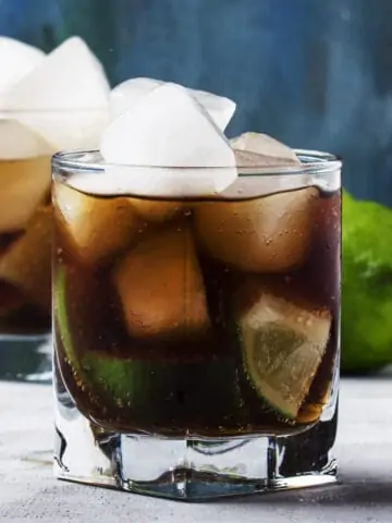 Cuba Libre Cocktail Sweet Rum Coke Lime