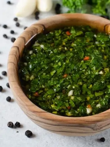 Traditional Argentinian Chimichurri Sauce