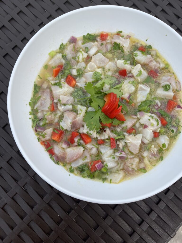 Fresh Snapper Ceviche